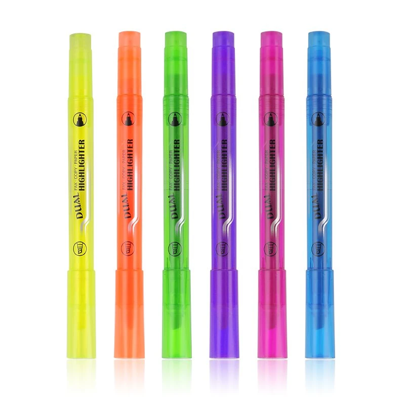 Dobbelthode Fluoscent Highlighter Pen