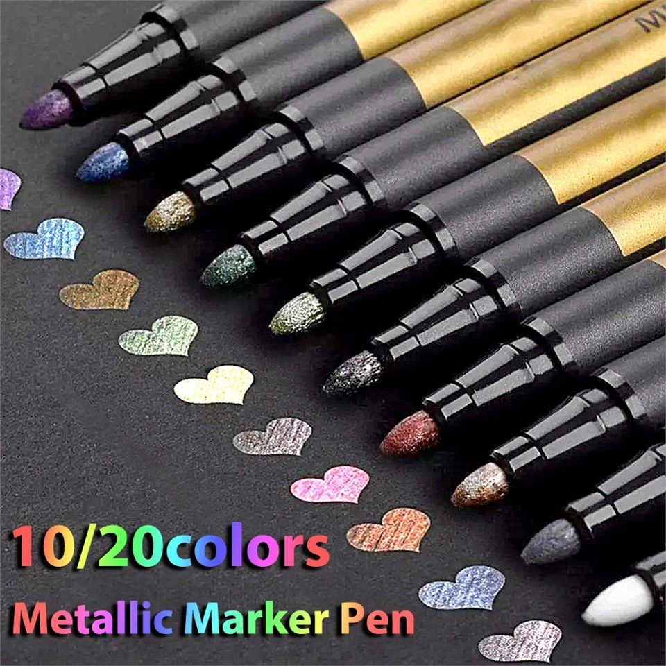 Metallisk Permanent Markers Pen