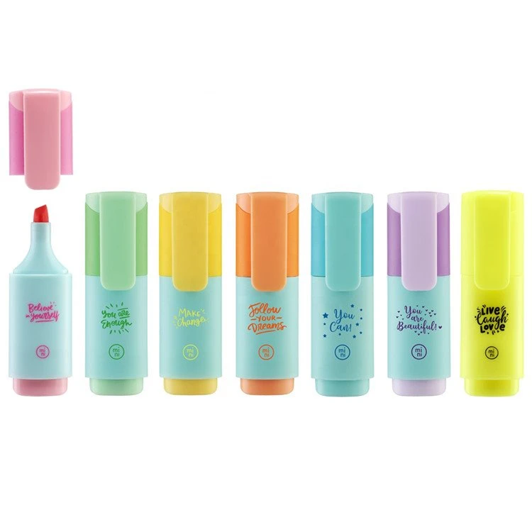 Mini Pastellfarget Highlighter Marker